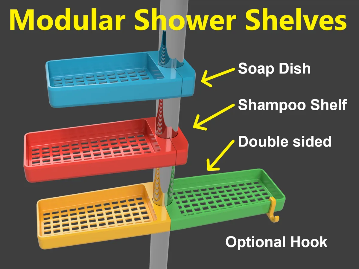 Modulair Douche Rek
