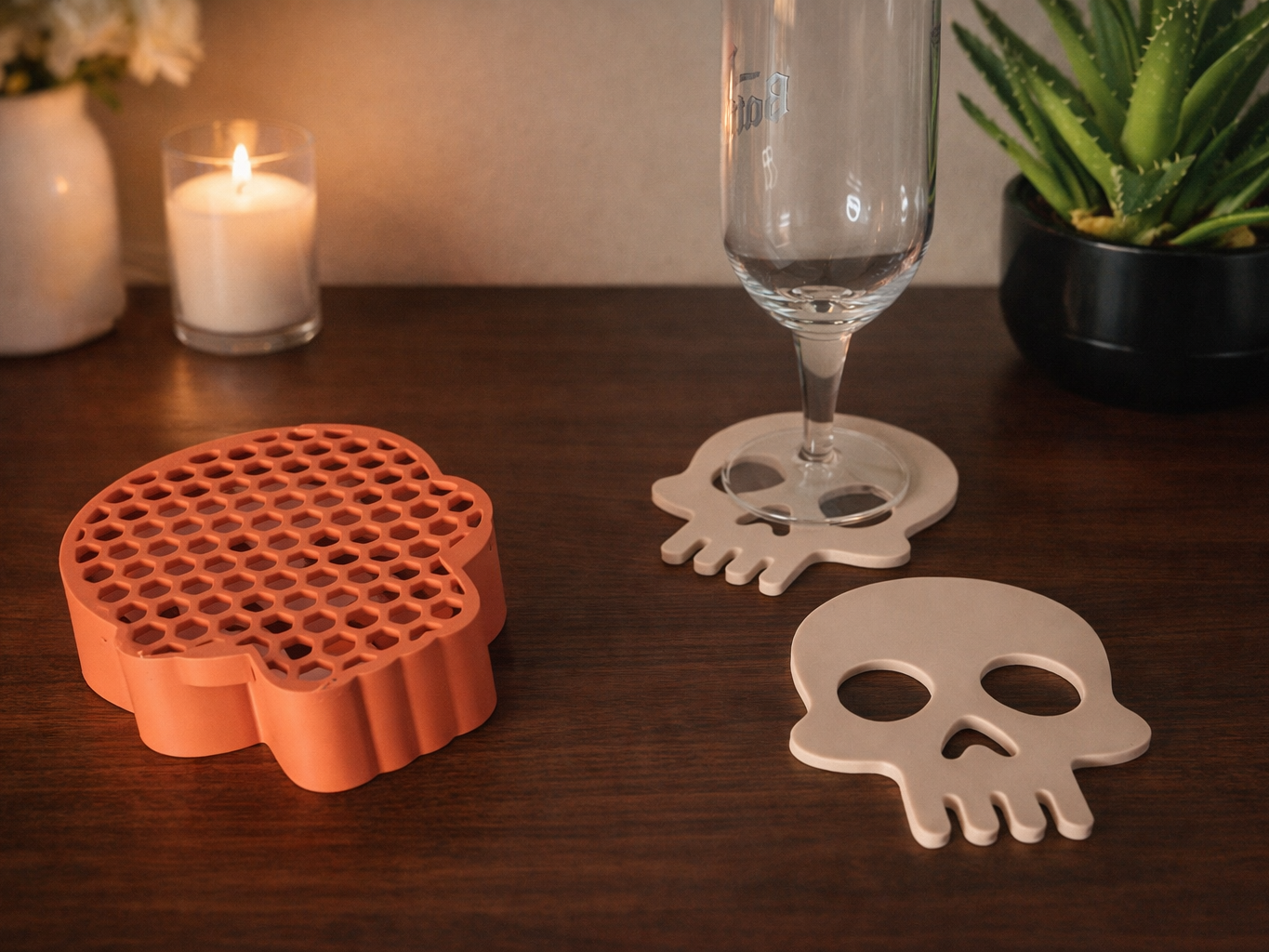 Skull Coaster - Skull Your Drink 