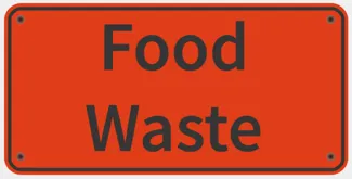 Food Waste Sign