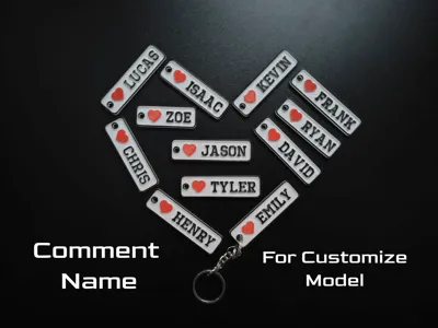 valentine keychain 