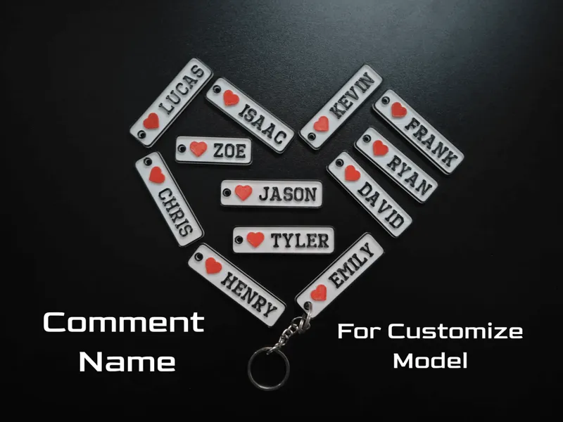 valentine keychain 
