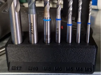 Threadcutter and drill set with steel insert +80g