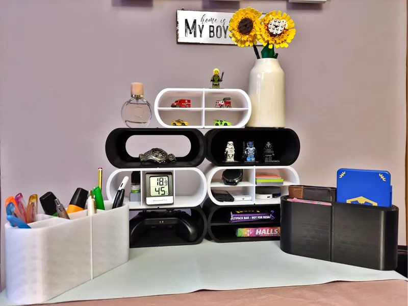 Oshelf - Stackable Shelf Box Unit