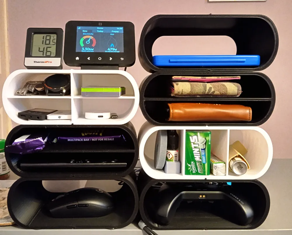 Oshelf - Stackable Shelf Box Unit by 4D - MakerWorld