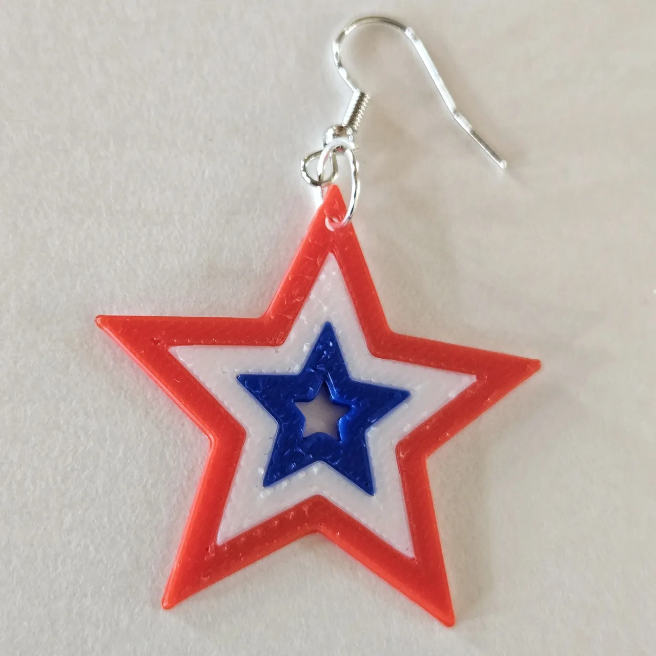 Patriotic Earrings view 2