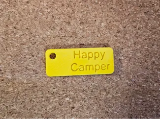 Schlüsselanhänger Happy Camper