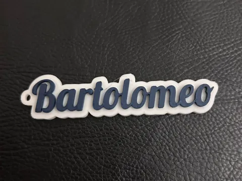 Bartolomeo name keychain