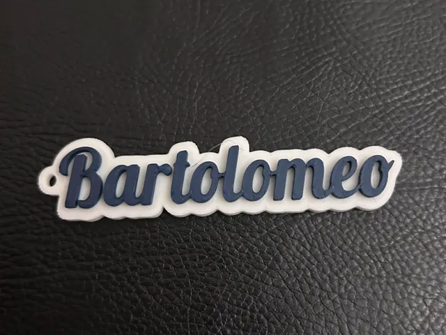 Bartolomeo name keychain