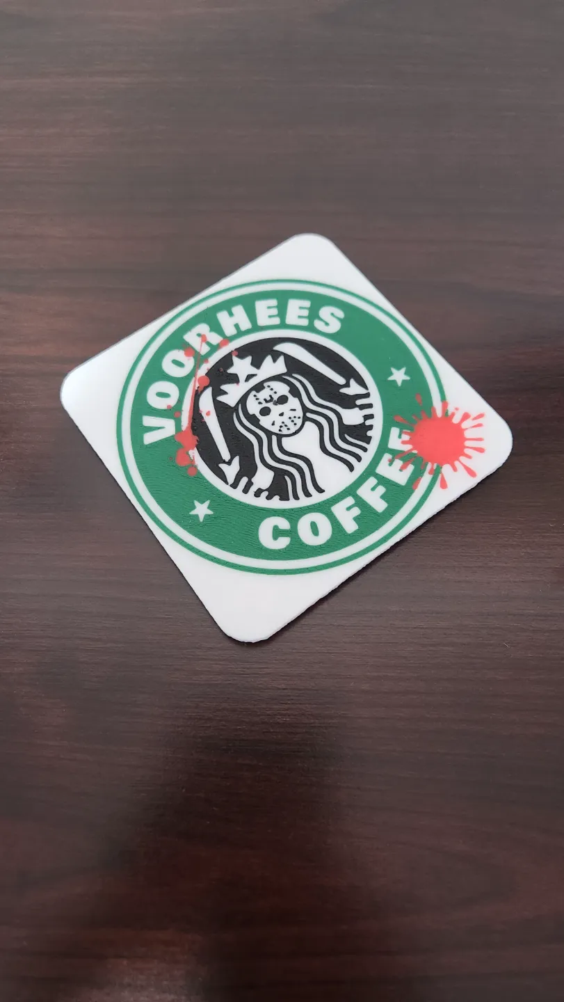 Friday The 13th Jason Voorhees StarbucksThemed Coaster by Arthur97