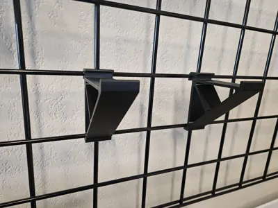 Retail Gridwall shelf brackets