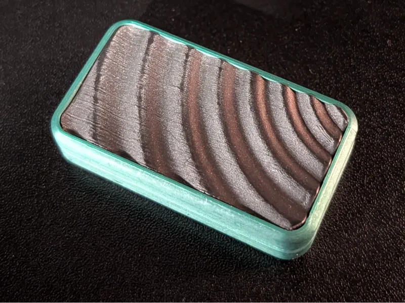 Magnetic Fidget Slider Smooth Wave Pattern 8x3