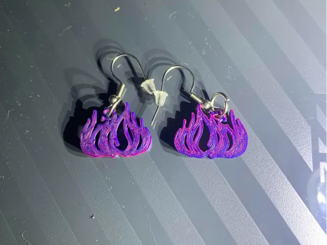 Fire earrings