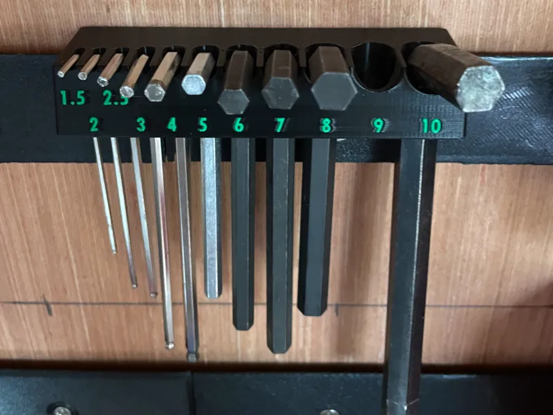 Allen key holder (universal wall mount)