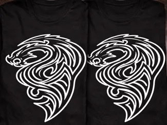 Drache T-shirt aufdruck