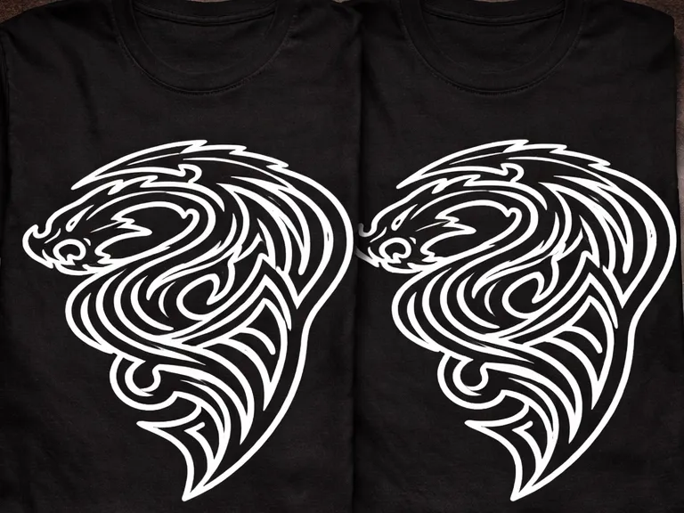 Drache T-shirt aufdruck 