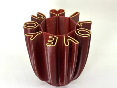 "I Love You" Sentiment Vase
