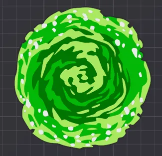 Ric And Morty Portal Coaster