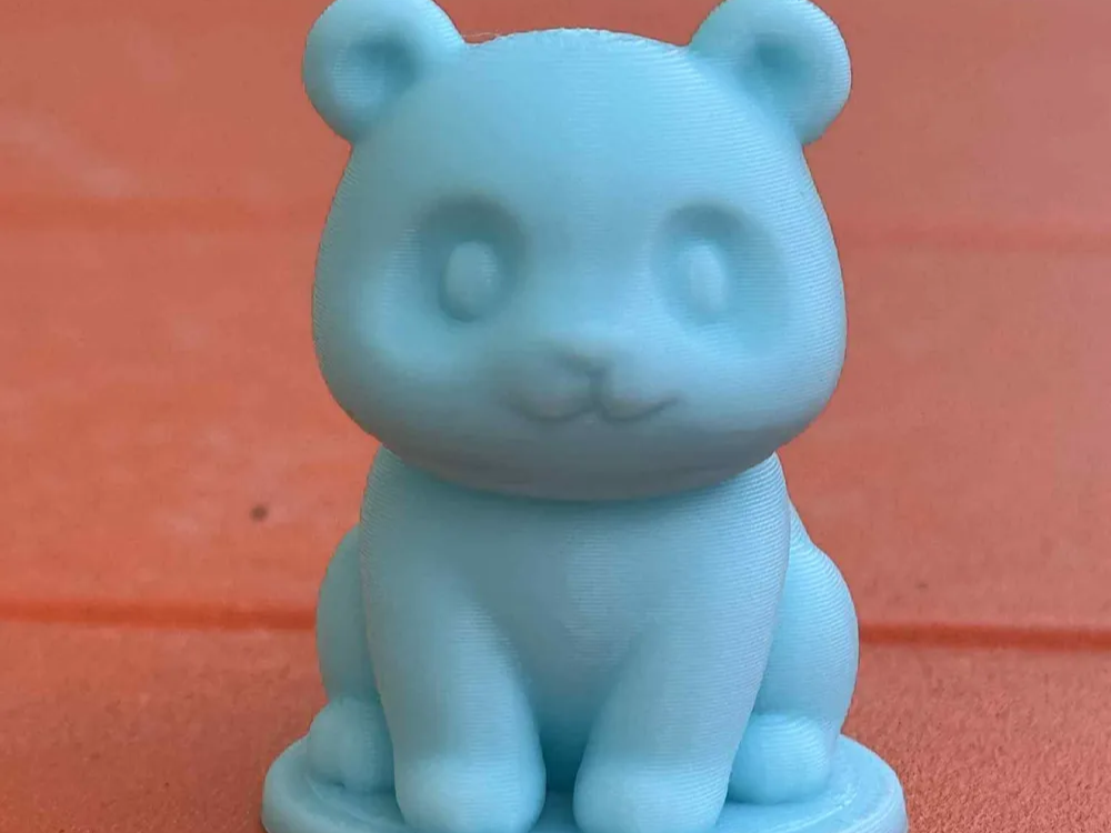 Cute Panda Figurine – 3D Print Model(34 MIN PRINT)