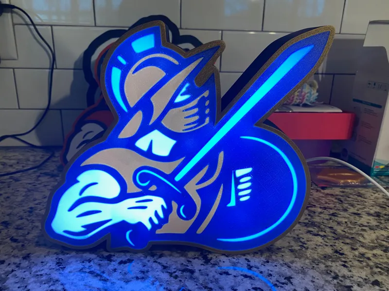 Atlanta Gladiators Lamp