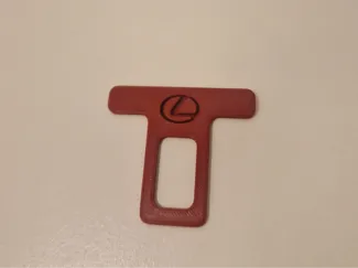 Seat Belt Clip with Lexus Logo