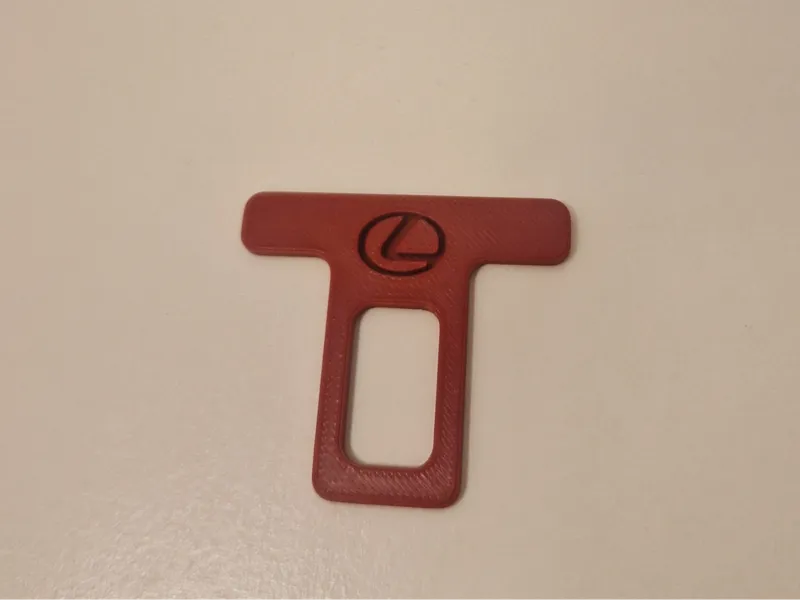 Seat Belt Clip with Lexus Logo