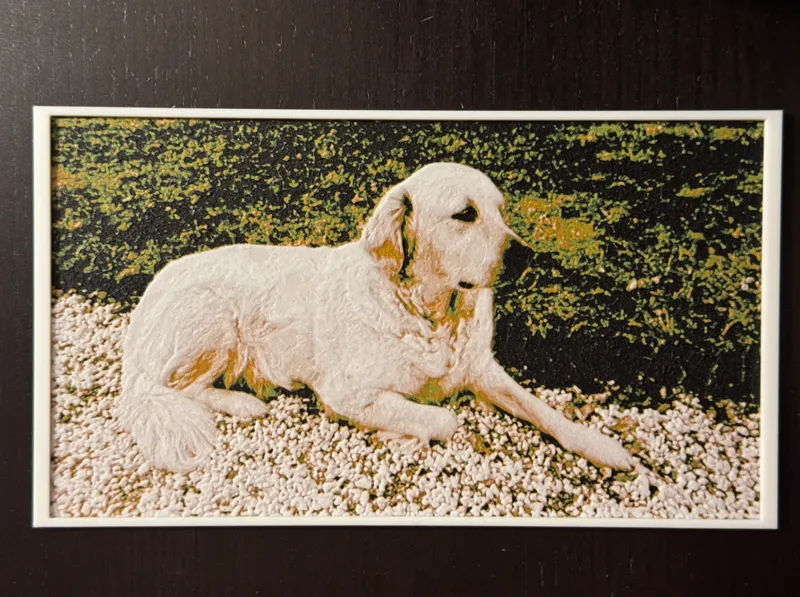 Golden Retriever Hueforge