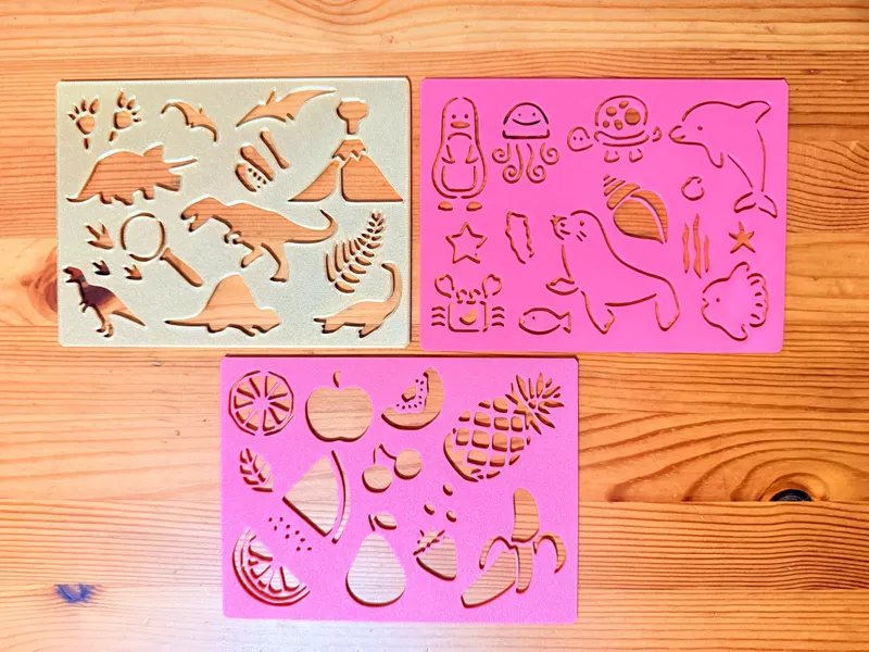 11-in-1 Kids Stencil Sheet Set