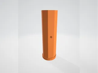 Snowblower chute cleaning tool handle
