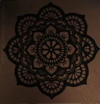 Décoration murale mandala floral — photo 3