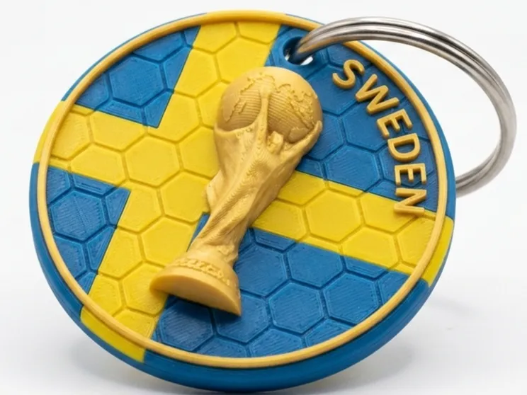 Llavero Suecia Mundial