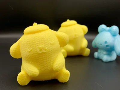 Adorable Knitted Chubby Sleeping Pudding Dog