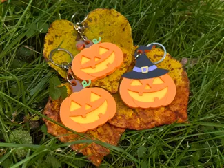 Pumpkin Keychain