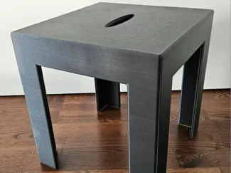 stool with soft heels