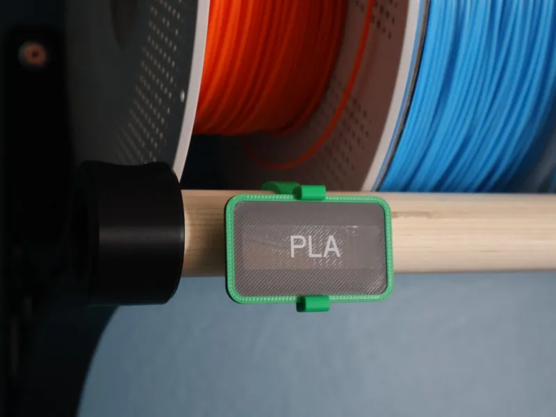 DowelMonkey Clip-on Label
