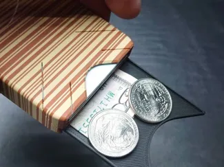 Cascade card wallet V2 with Cash Drawer