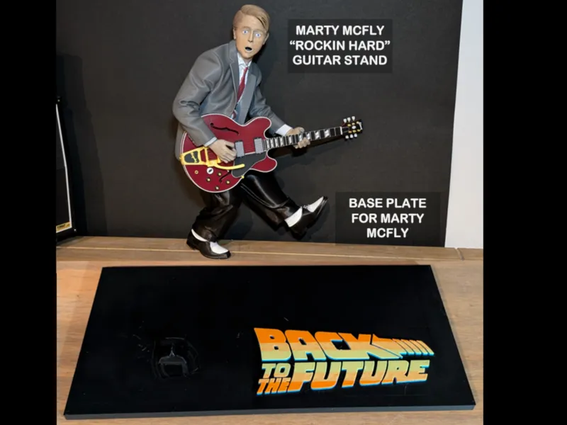 Base plate for Marty McFly Model