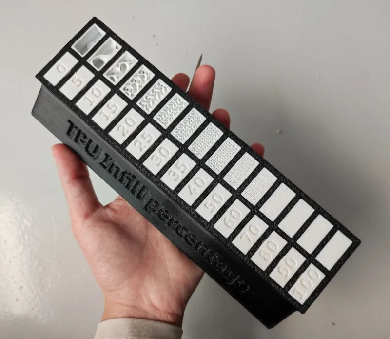 TPU Infill swatches 