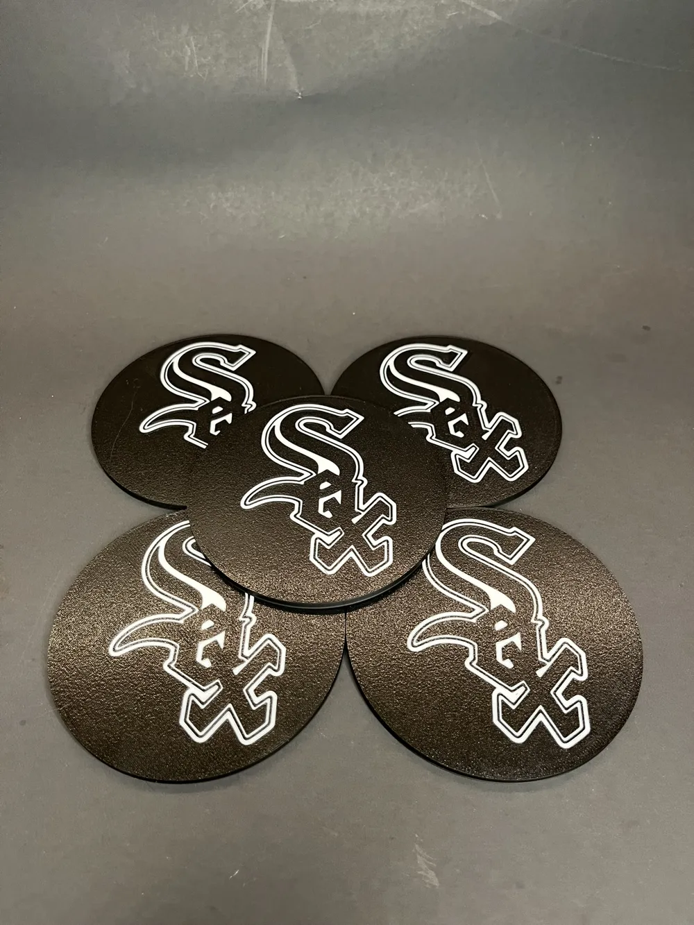 White sox Coaster - Free 3D Print Model - MakerWorld