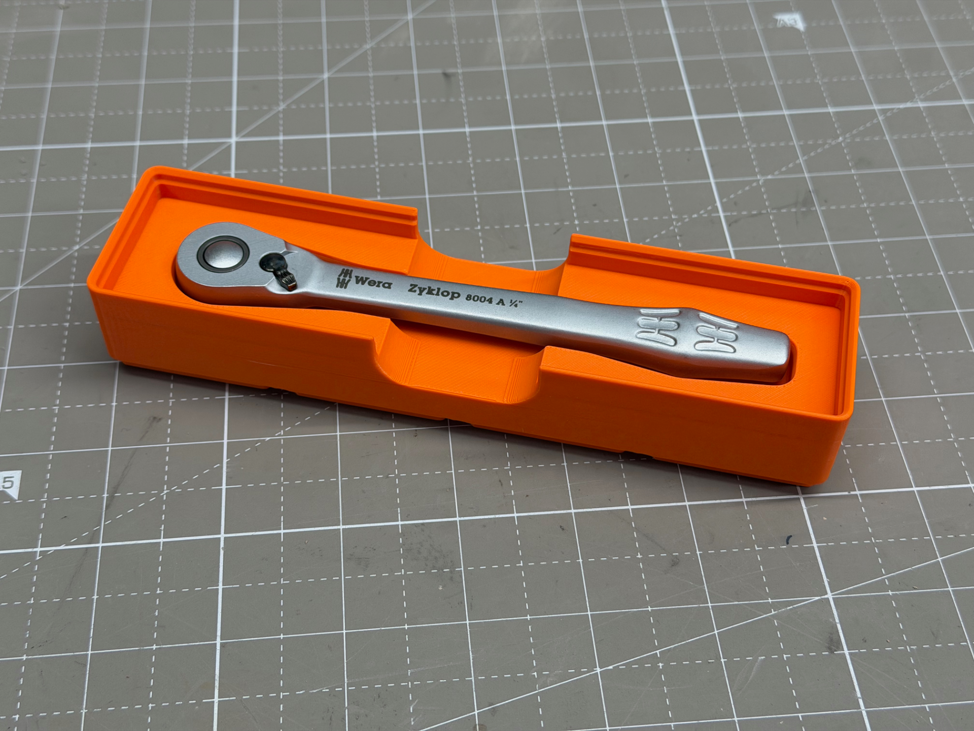 Gridfinity Wera Zyklop 1/4 Ratchet 8004A