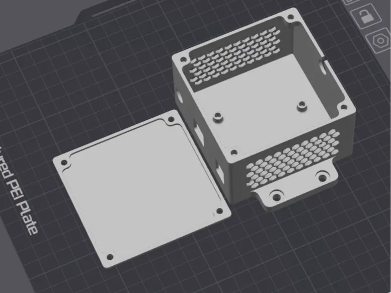 80mm fan mesh + Arduino Uno CNC Shield case