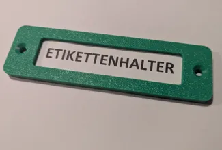 Etikettenhalter 