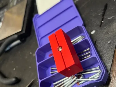Pinewood Derby Rail Rider Axle Adjustment Slot Jig