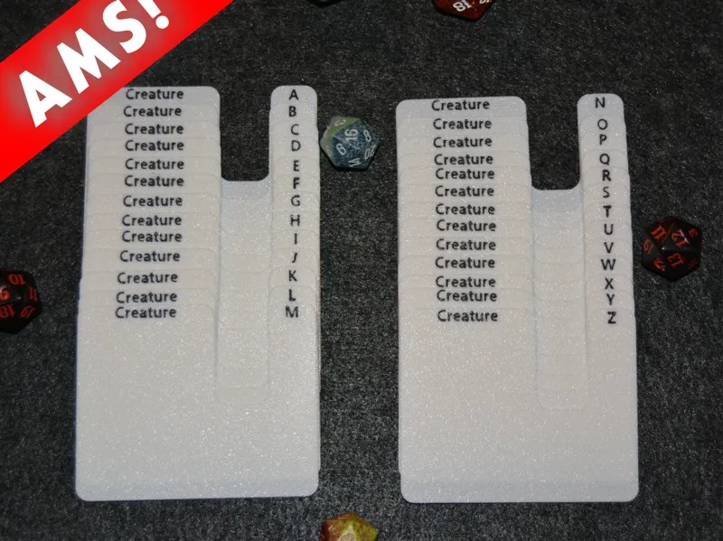 MTG-Landscape Card Type (A-Z) Dividers