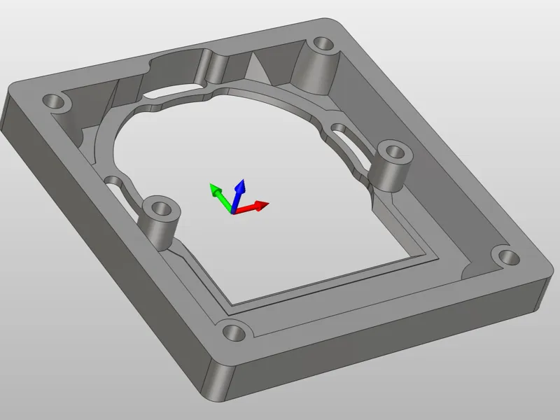 US 86x86 "electrical box" to EU 60mm box converter