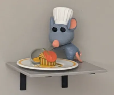 Ratatouille Funko Pop Deluxe Wall Mount