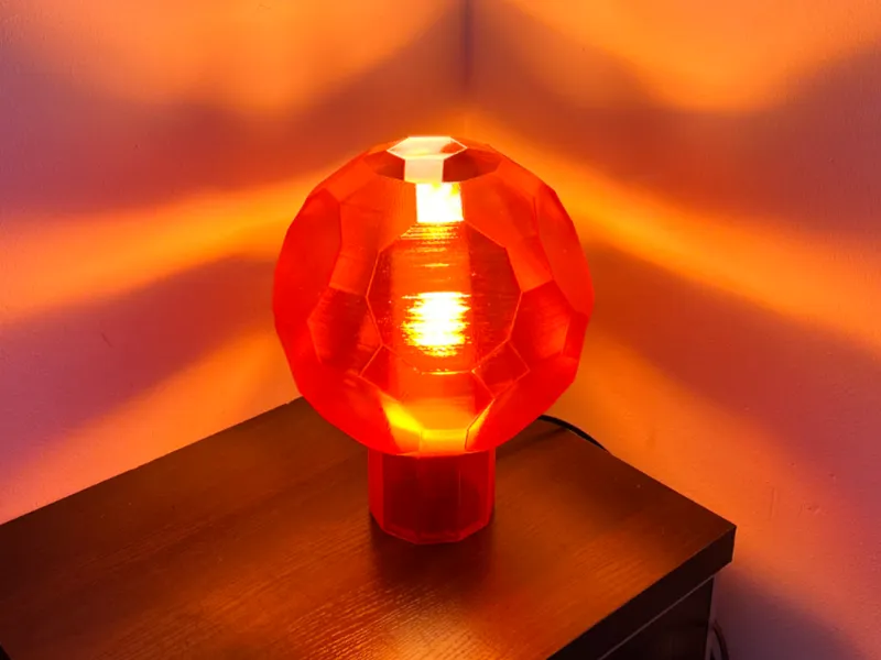 Crystal Lamp (E27 bulb)