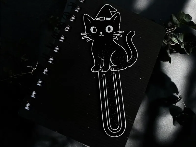 Halloween Kitty Bookmark 