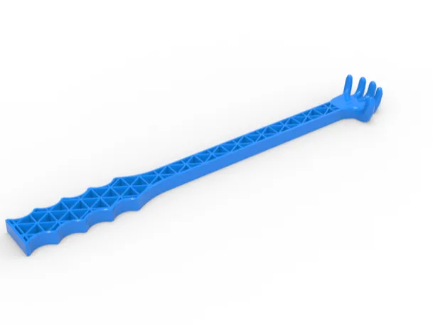Simple and easy to print back scratcher