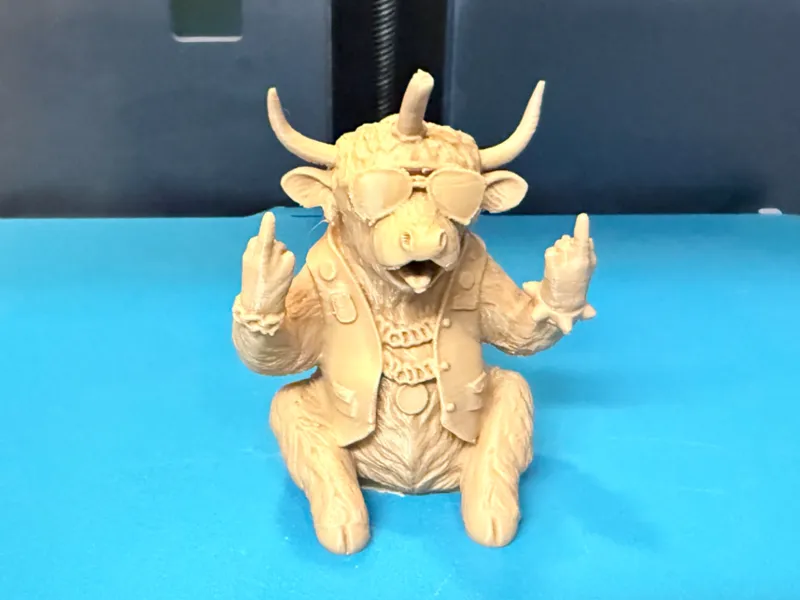 Punk Rock Highland Cow