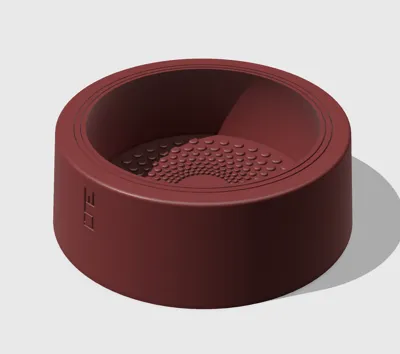 Pet food bowl with gimbal